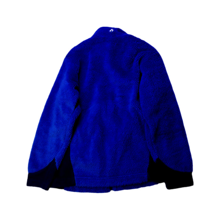 A Blue Lightweight Jackets from Mont-bell in size 7Y for boy. (Back View)