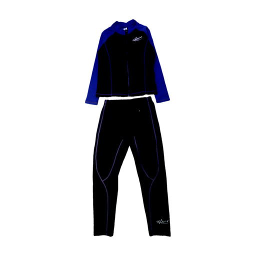 A Blue Wetsuits from Aquasport in size 8Y for boy. (Front View)