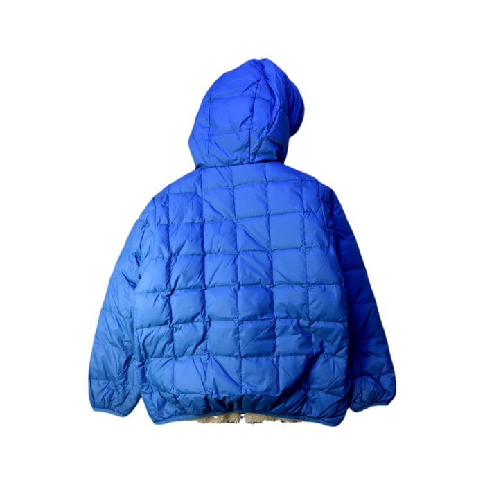 A Blue Puffer/Quilted Coats & Outerwear from Petit Bateau in size 7Y for boy. (Back View)