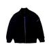 A Black Lightweight Jackets from Air Jordan in size 6T for boy. (Front View)