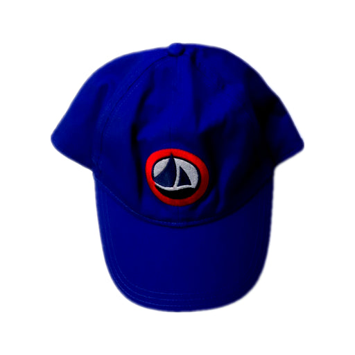 A Blue Caps from Petit Bateau in size 6T for boy. (Front View)