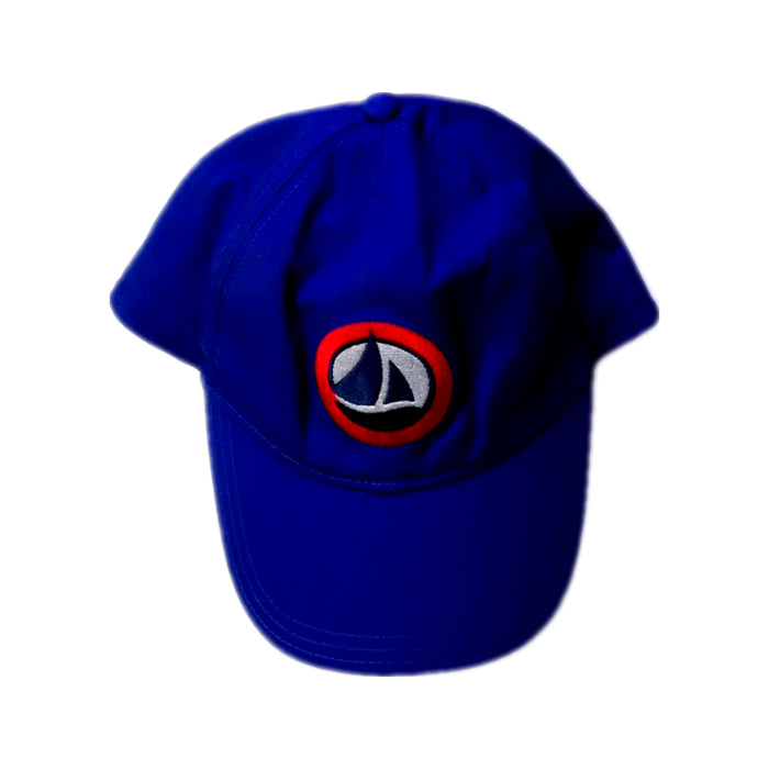A Blue Caps from Petit Bateau in size 6T for boy. (Front View)