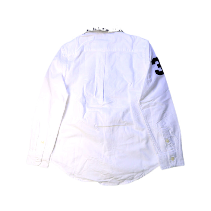 A White Long Sleeve Shirts from Polo Ralph Lauren in size 6T for boy. (Back View)