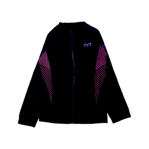 A Black Rash Guards from TYR in size 10Y for girl. (Front View)