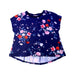 A Navy Short Sleeve Tops from Baker by Ted Baker in size 9Y for girl. (Front View)