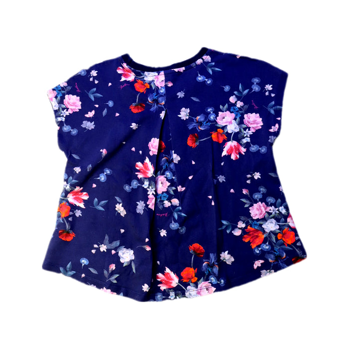 A Navy Short Sleeve Tops from Baker by Ted Baker in size 9Y for girl. (Back View)