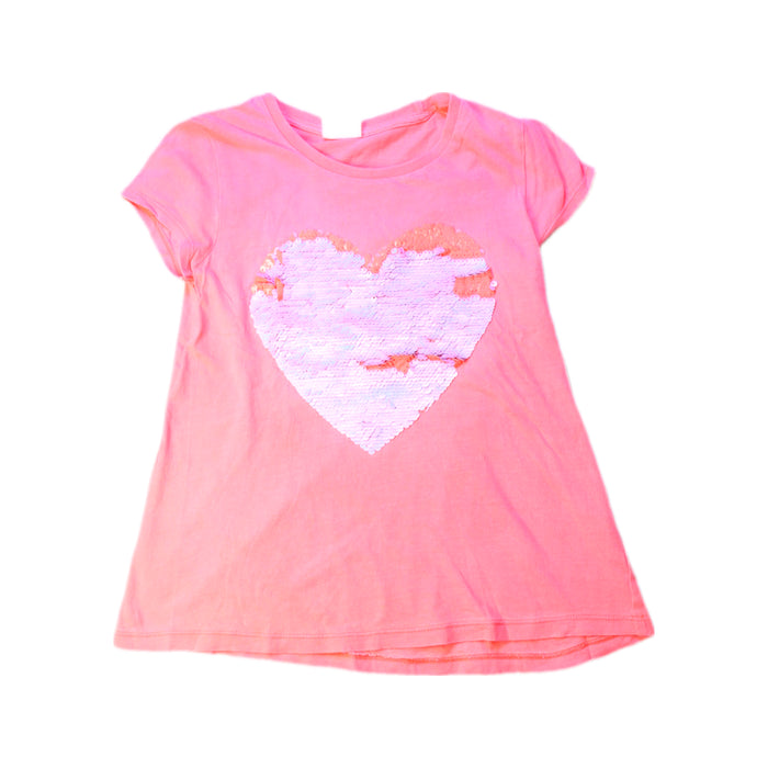 A Pink Short Sleeve T Shirts from Seed in size 9Y for girl. (Front View)