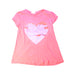 A Pink Short Sleeve T Shirts from Seed in size 9Y for girl. (Front View)