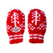 A Red Gloves & Mittens from Moncler in size 9Y for girl. (Front View)