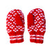 A Red Gloves & Mittens from Moncler in size 9Y for girl. (Back View)