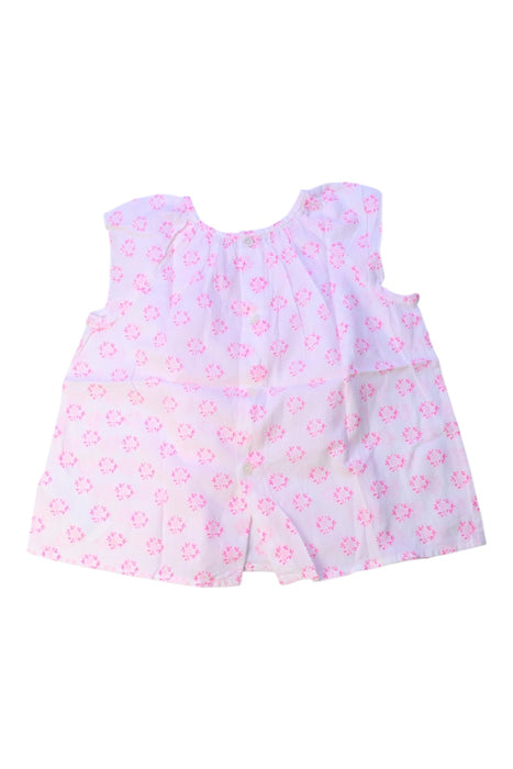A Pink Sleeveless Tops from Bonpoint in size 3T for girl. (Back View)