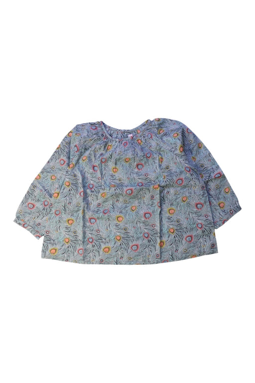 A Blue Long Sleeve Tops from Bonpoint in size 2T for girl. (Front View)