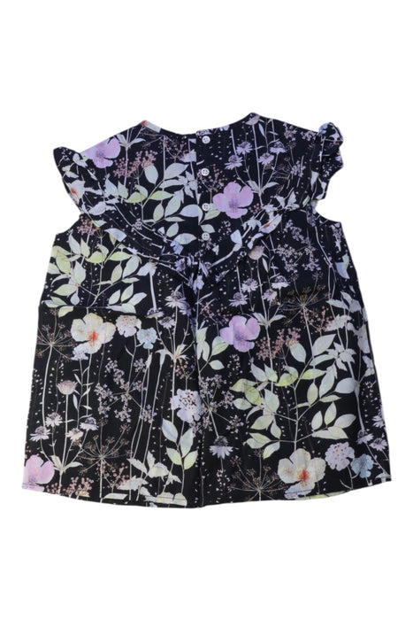 A Black Short Sleeve Tops from Bonpoint in size 4T for girl. (Back View)