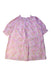 A Pink Short Sleeve Dresses from Bonton in size 6T for girl. (Front View)