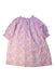 A Pink Short Sleeve Dresses from Bonton in size 6T for girl. (Back View)