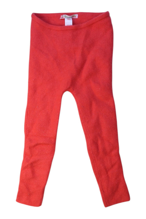 A Red Leggings from Bonpoint in size 2T for girl. (Front View)