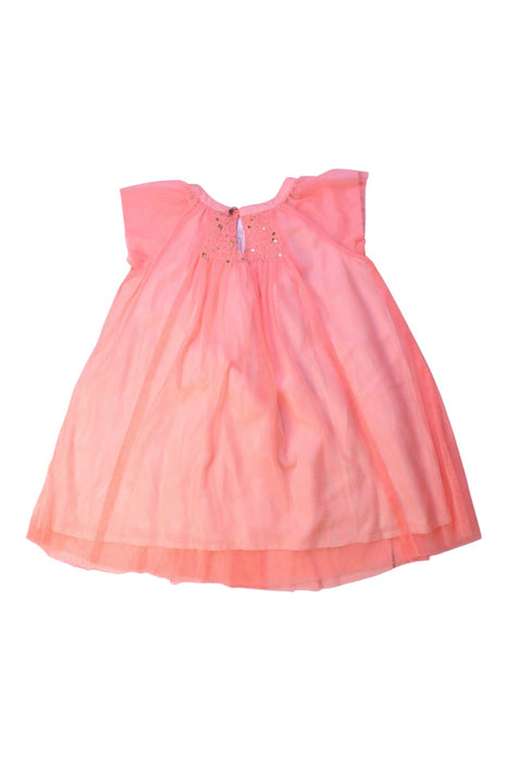 A Peach Sleeveless Dresses from Bonpoint in size 4T for girl. (Back View)