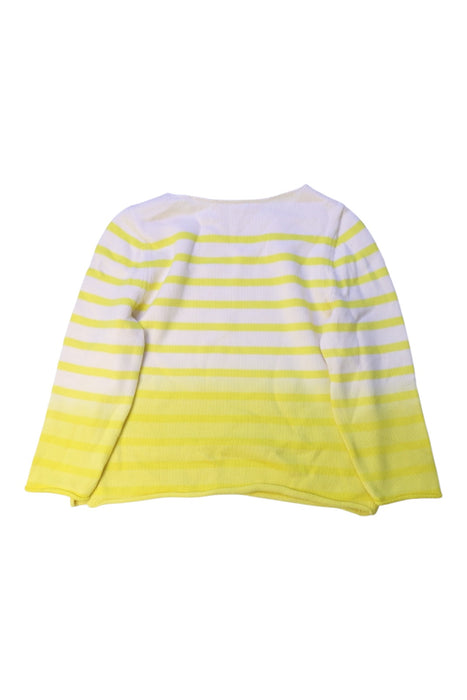 A Yellow Long Sleeve Tops from Bonpoint in size 2T for girl. (Back View)