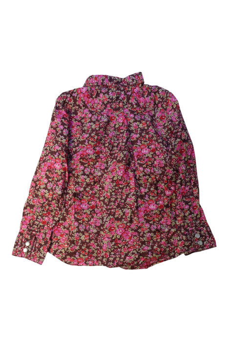 A Pink Long Sleeve Shirts from Marie Chantal in size 4T for girl. (Back View)