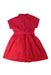 A Red Short Sleeve Dresses from Bonpoint in size 6T for girl. (Back View)