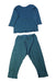 A Teal Pants Sets from Bonpoint in size 2T for girl. (Back View)
