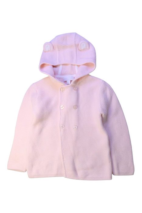 A Pink Lightweight Jackets from The Little White Company in size 3T for girl. (Front View)