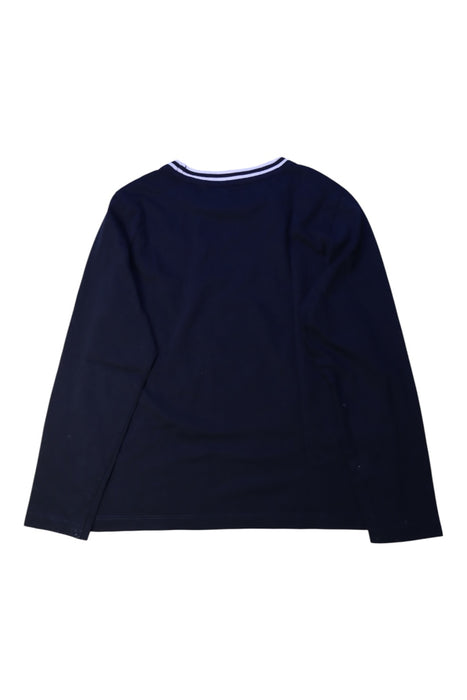 A Navy Long Sleeve T Shirts from Aigle in size 10Y for boy. (Back View)