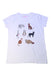 A White Short Sleeve T Shirts from Crewcuts in size 8Y for boy. (Front View)