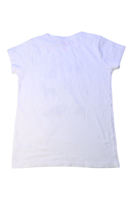 A White Short Sleeve T Shirts from Crewcuts in size 8Y for boy. (Back View)