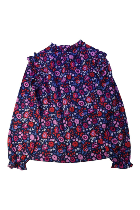 A Purple Long Sleeve Tops from Jacadi in size 12Y for girl. (Back View)