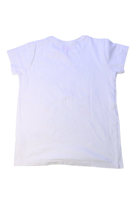 A White Short Sleeve T Shirts from Crewcuts in size 6T for girl. (Back View)