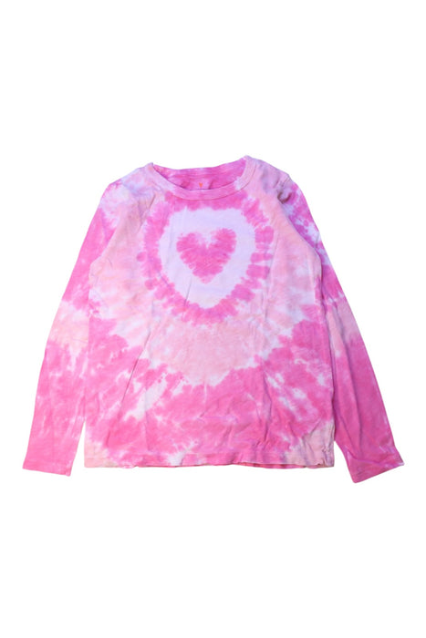 A Pink Long Sleeve T Shirts from Crewcuts in size 8Y for girl. (Front View)