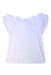 A White Sleeveless Tops from Jacadi in size 8Y for girl. (Front View)