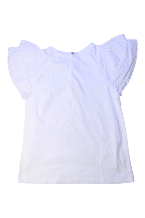 A White Sleeveless Tops from Jacadi in size 8Y for girl. (Back View)