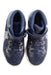 A Navy Sneakers from Geox in size 5T for girl. (Back View)