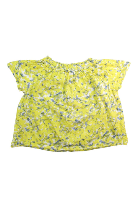 A Yellow Short Sleeve Tops from Bonpoint in size 2T for girl. (Back View)