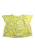 A Yellow Short Sleeve Tops from Bonpoint in size 2T for girl. (Back View)