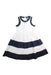 A Navy Sleeveless Dresses from Nicholas & Bears in size 6T for girl. (Front View)