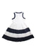 A Navy Sleeveless Dresses from Nicholas & Bears in size 6T for girl. (Back View)