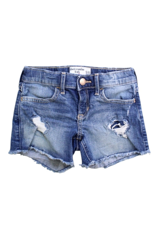 A Blue Shorts from Abercrombie & Fitch in size 5T for girl. (Front View)