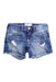 A Blue Shorts from Abercrombie & Fitch in size 5T for girl. (Front View)