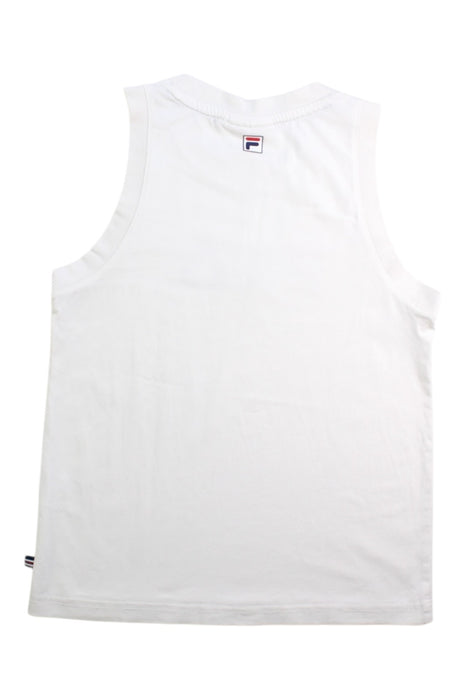 A White Sleeveless T Shirts from Fila in size 8Y for neutral. (Back View)