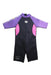 A Black Wetsuits from Arena in size 5T for girl. (Front View)