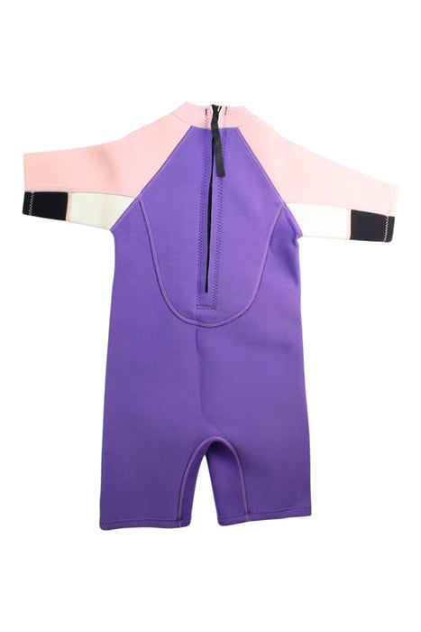 A Pink Wetsuits from Arena in size 4T for girl. (Back View)