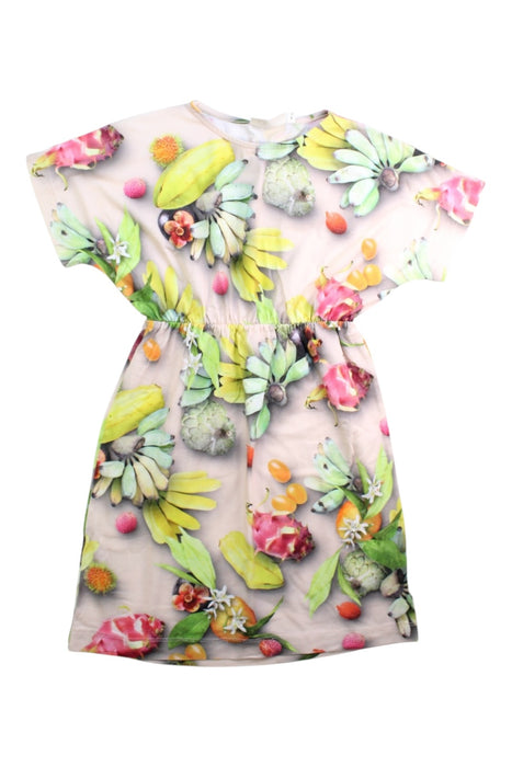 A Multicolour Short Sleeve Dresses from Molo in size 7Y for girl. (Front View)