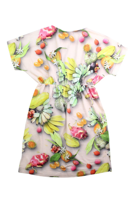 A Multicolour Short Sleeve Dresses from Molo in size 7Y for girl. (Back View)