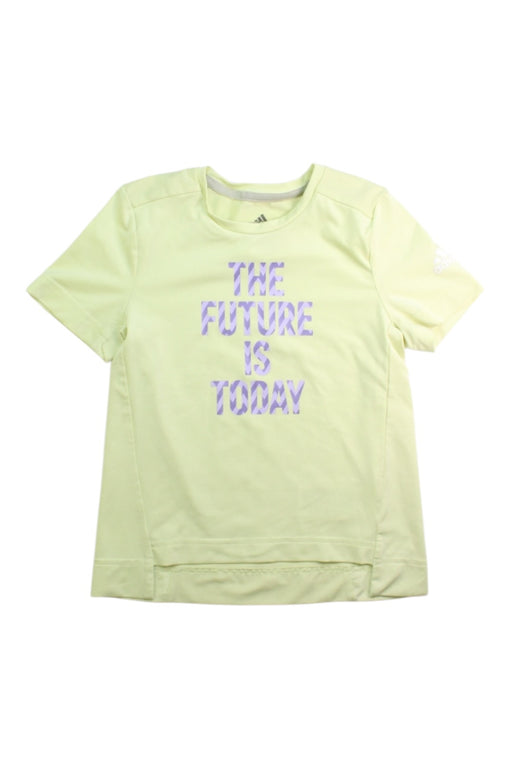 A Yellow Active Tops from Adidas in size 5T for neutral. (Front View)