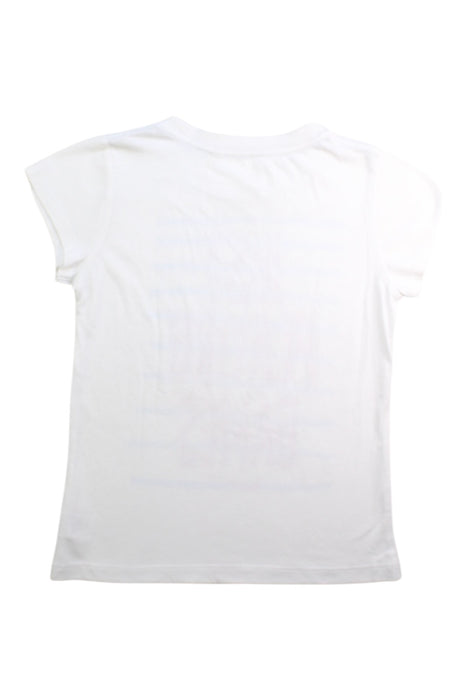 A White Short Sleeve T Shirts from Nike in size 6T for girl. (Back View)
