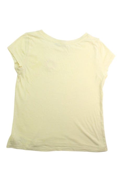 A Yellow Short Sleeve T Shirts from Polo Ralph Lauren in size 6T for girl. (Back View)