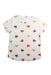 A White Short Sleeve T Shirts from Petit Bateau in size 6T for girl. (Front View)